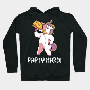 Funny drinking unicorn graphic - perfect gift Hoodie